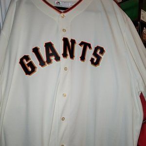 4XL Giants Majestic Cool Base jersey